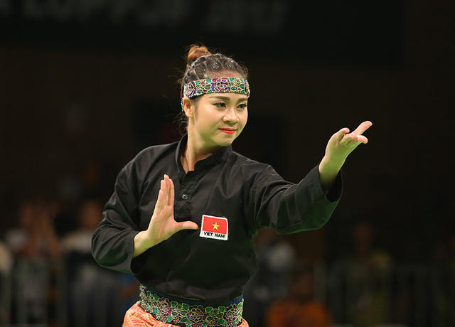Cận cảnh nhan sắc của hoa kh&ocirc;i Pencak Silat Việt Nam