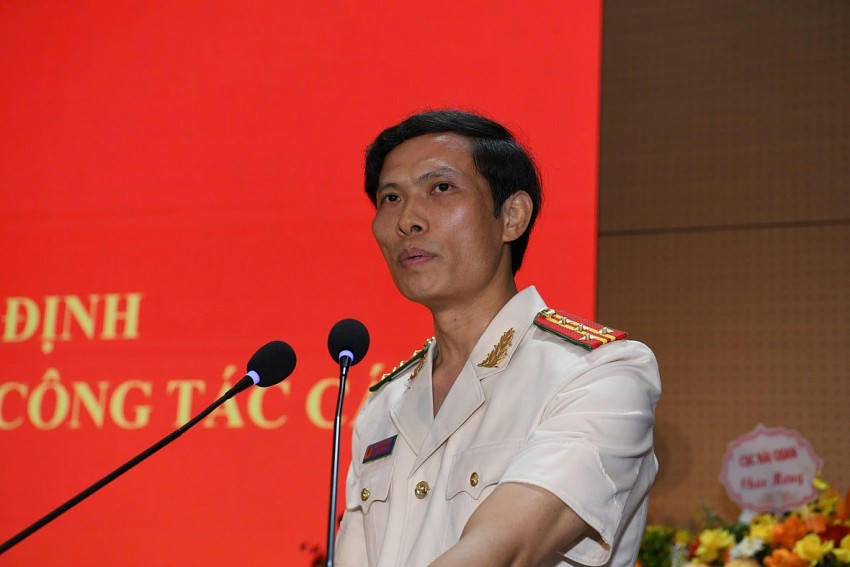 Đại ta Lê Thanh Bình giữ chức vụ Cục trưởng Cục Cảnh sát Điều tra Tội phạm về ma tuý.