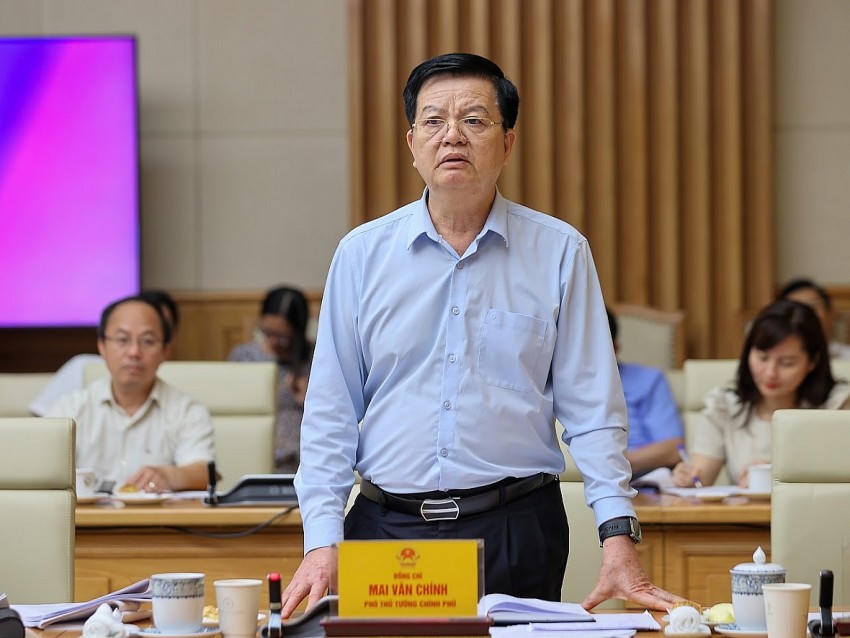 Phó Thủ tướng Mai Văn Chính phát biểu tại hội nghị.