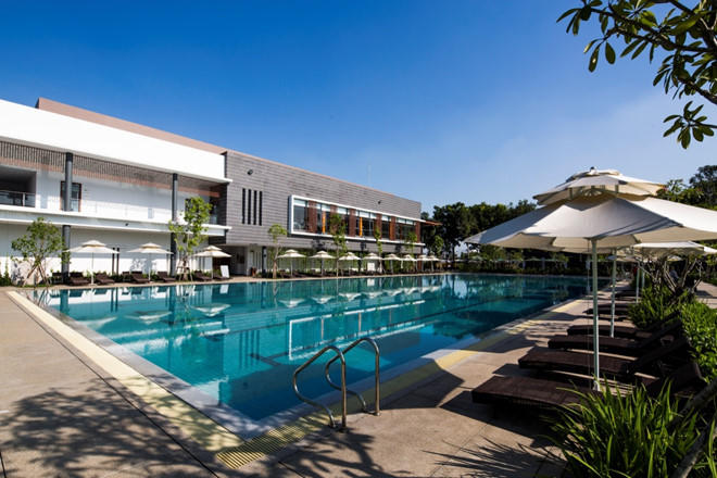 Khu phức hợp thể thao và nghỉ dưỡng Celadon Sports &amp; Resorts Clubs được xây dựng ngay trong khuôn viên Celedon City của Gamuda Land.