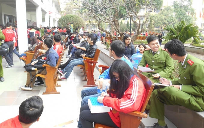 Chiến sĩ, cán bộ công an Hà Nội trước "giờ G".