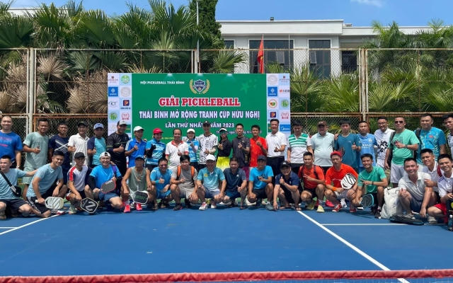 Giải Pickle Ball Thái Bình mở rộng 2023 được tổ chức chuyên nghiệp, thành công