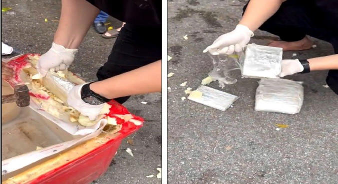 Tang vật bị kiểm tra, thu giữ tại hiện trường vụ án. Ảnh: Công an Bắc Ninh