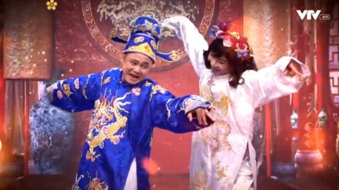 "Cô Đẩu"  Công Lý và Nghệ sỹ Tự Long.