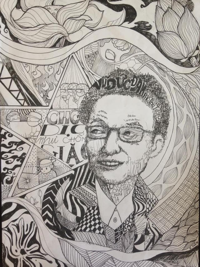 Tác phẩm đến từ sinh viên Lưu Khánh Hân.