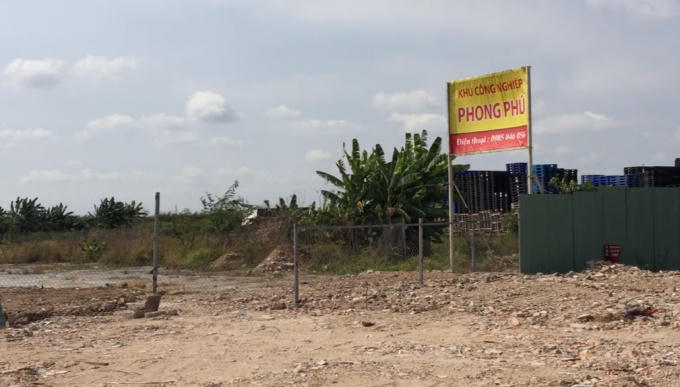 Dự án Khu công nghiệp Phong Phú rất quy mô và bề thế đã bị "treo" hơn chục năm nay.