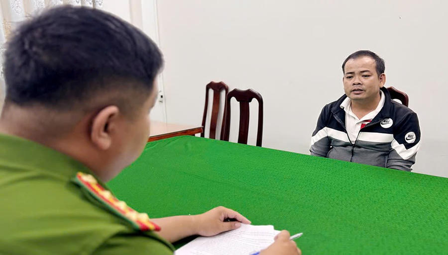 Mã Quốc Tuấn khai nhận tại Cơ quan Công an