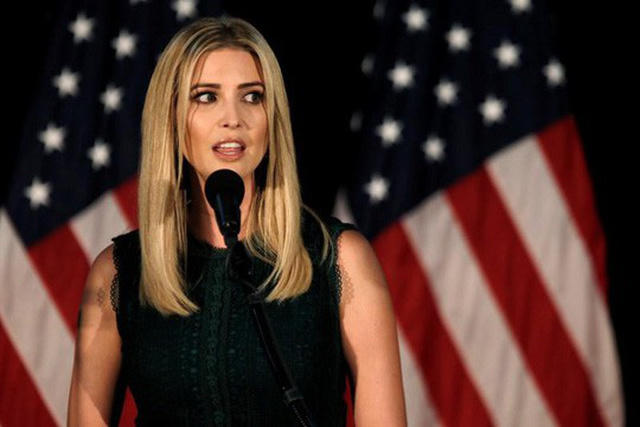 Ivanka Trump - con gái Tổng thống Mỹ Donald Trump. Ảnh: Reuters