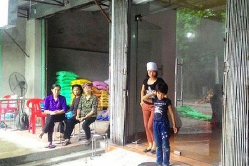 Hiện trường nơi xảy ra sự việc (Ảnh: Xuân Thái)