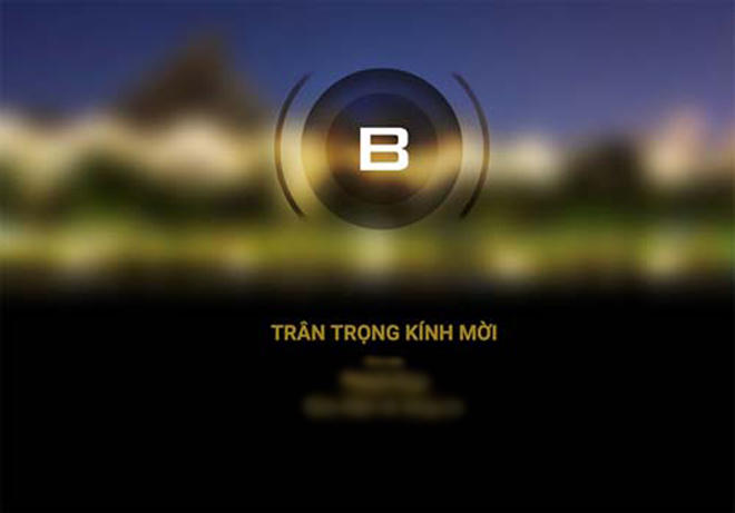 Giấy mời tham dự sự kiện ra mắt Bphone 3 ngày 10/10.