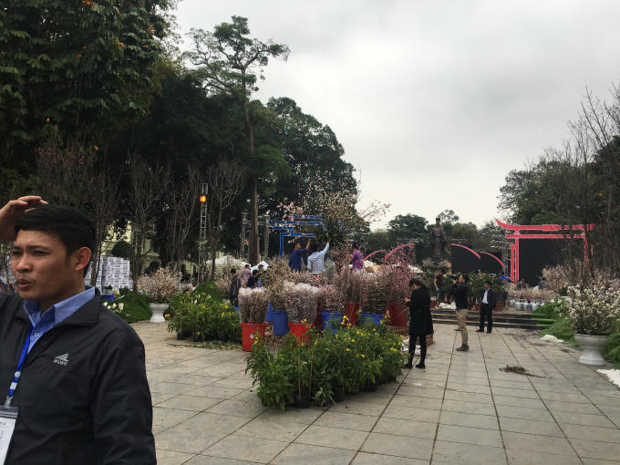 Khu vực chỉ dành riêng cho Ban tổ chức, người ngoài không được phép vào trước giờ khai mạc.