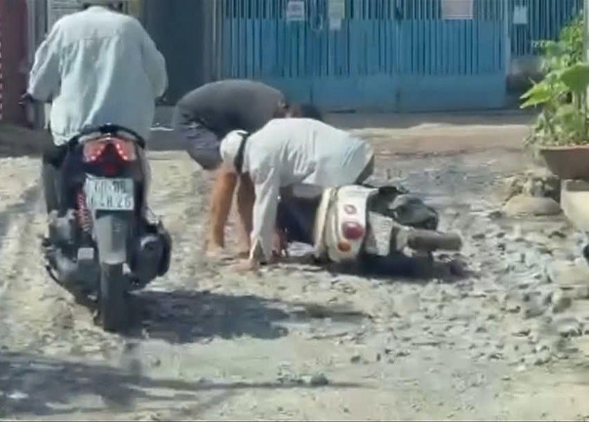 Đã xảy ra tai nạn giao thông trên tuyến đường Lê Ngô Cát.