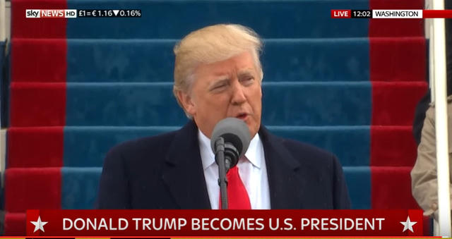 To&agrave;n cảnh lễ nhậm chức của &ocirc;ng Donald Trump