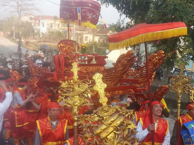 Nam Định: Tưng bừng khai hội lễ Tế Thánh đầu xuân năm mới
