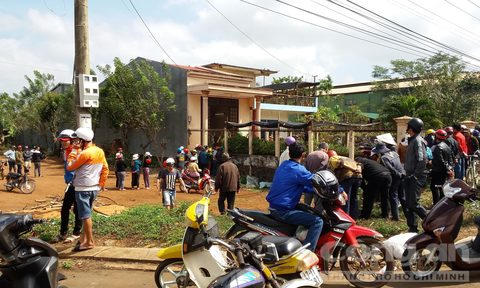 Hiện trường vụ án. (Ảnh: Báo Công an TP HCM).