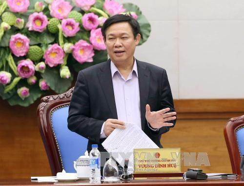 Phó Thủ tướng Chính phủ Vương Đình Huệ (Ảnh nguồn TTXVN).