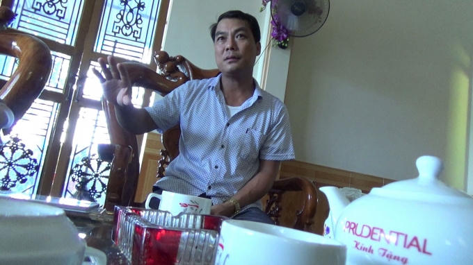 Ông Nguyễn Văn Đông, Chủ tịch xã Mông Sơn trong buổi làm việc với PV Pháp luật Plus.