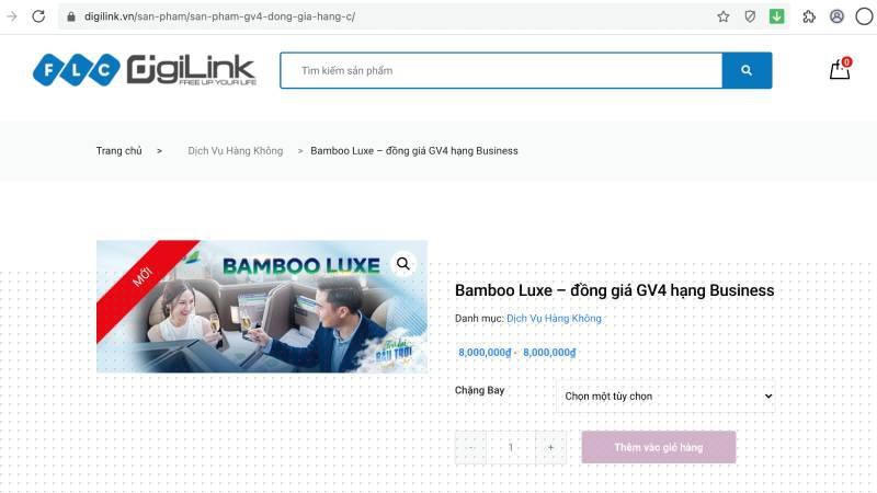 Bamboo Luxe – Gói vé đồng giá hạng Thương gia chỉ từ 2 triệu đồng/vé.