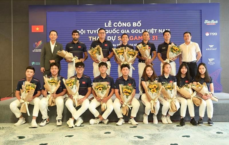 Đội tuyển golf Việt Nam tham dự SEA Games 31.