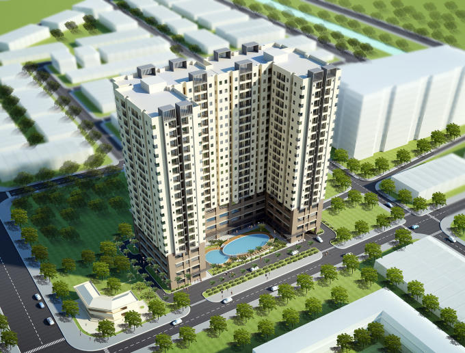 Phối cảnh dự án Kingsway Tower.