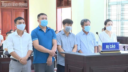 5 cán bộ liên quan lập hồ sơ khống đề bù, bị tuyên phạt tổng cộng 15 năm 6 tháng tù