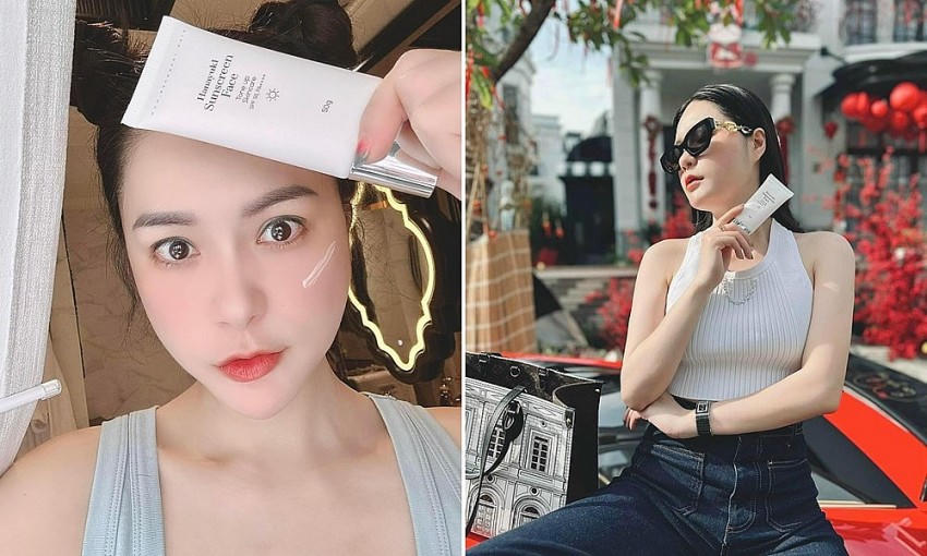 Đoàn Di Băng quảng cáo cho sản phẩm