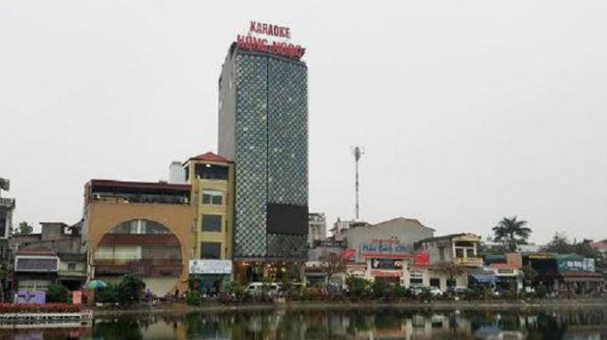 Quán karaoke Hồng Ngọc (Ruby cũ). (Ảnh: báo Vietnamnet)