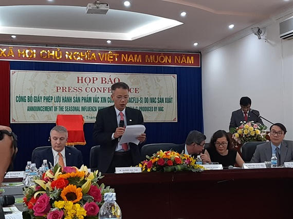Lễ công bố lưu hành vắc xin IVACFLU-S do IVAC sản xuất