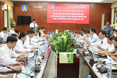 Agribank ký thỏa thuận hợp tác với Văn phòng điều phối nông thôn mới Trung ương cho giai đoạn 2016-2020