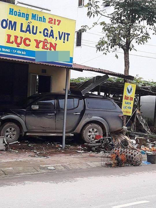 Hiện trường vụ tai nạn.