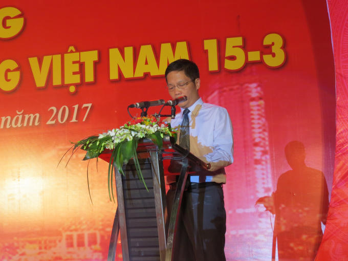 Bộ trưởng Bộ Công thương, Trần Tuấn Anh phát biểu tại buổi lễ.