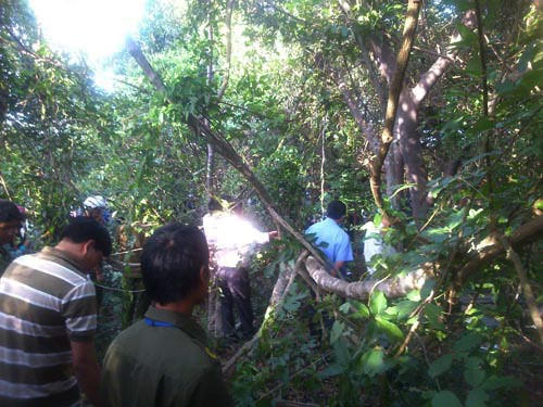 Sau nhiều ngày "mất tích" thi thể ông X được phát hiện trong tư thế troe cổ. (ảnh minh họa).