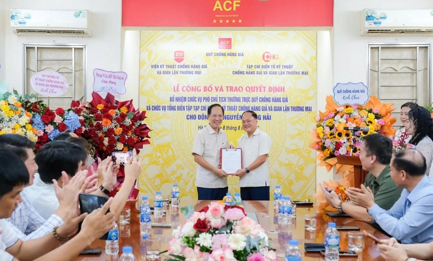 Ông Nguyễn Quang Hải được bổ nhiệm Tổng biên tập Tạp chí điện tử kỹ thuật chống hàng giả và gian lận thương mại.