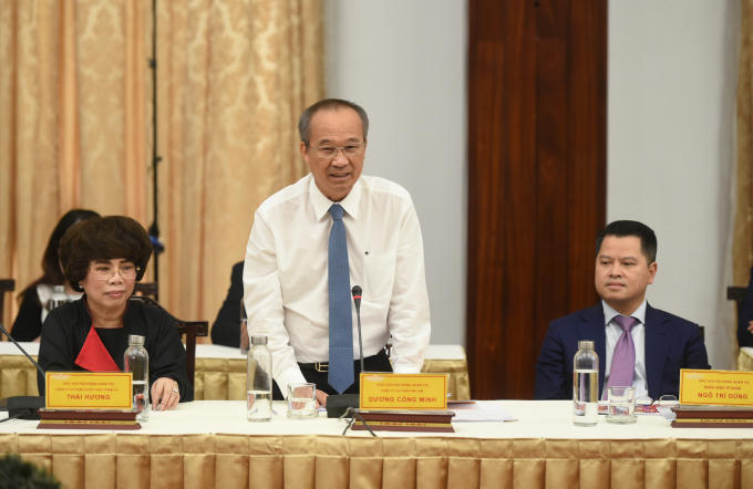 Ông Dương Công Minh, Chủ tịch Hiệp hội Macca Việt Nam: Đến 2045, Việt Nam trồng 300.000 ha macca, giá trị xuất khẩu 5 tỷ USD. Ảnh: VGP/Quang Hiếu