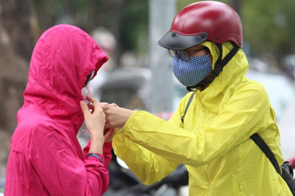 Nền nhiệt các tỉnh miền Bắc giảm do ảnh hưởng của không khí lạnh.