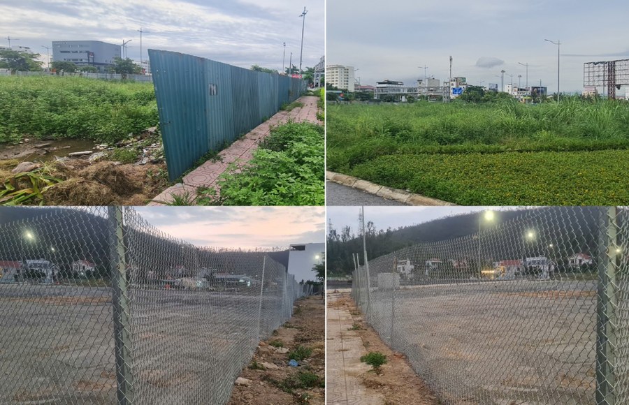 Hình ảnh khu đất trước và sau khi bị san gạt.
