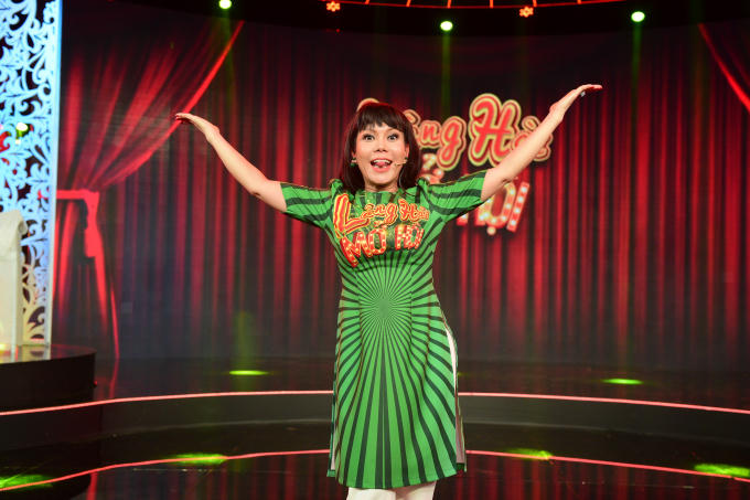 Việt Hương quay trở lại ngồi ghế đỏ Làng Hài Mở Hội