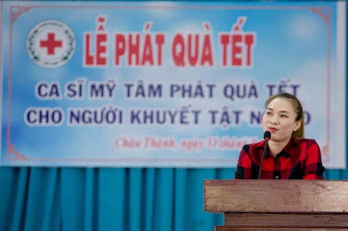 Năm nào cũng vậy, cứ đến dịp Tết Nguyên Đán là Mỹ Tâm lại tổ chức các chương trình thiện nguyện