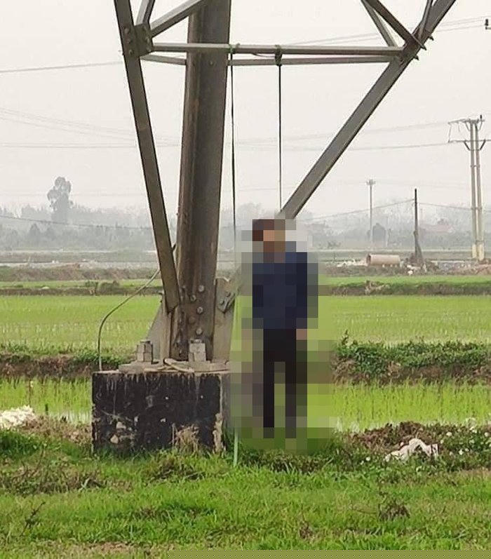 Khu vực nơi phát hiện người đàn ông tử vong.