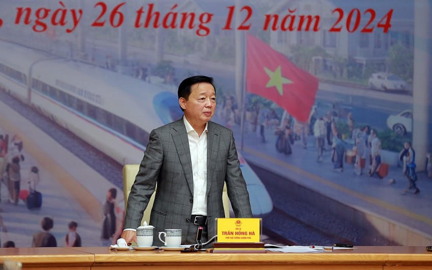 Phó Thủ tướng Chính phủ Trần Hồng Hà chủ trì phiên họp. Ảnh: VGP