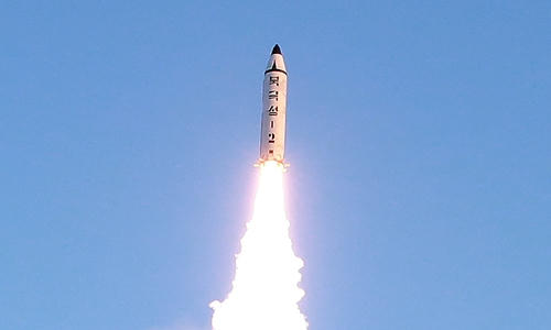 Triều Tiên đã phóng một tên lửa đạn đạo vào cuối tuần qua. (Ảnh minh họa: KCNA)