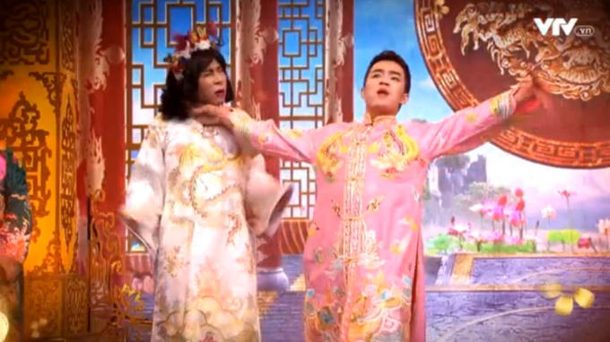 Táo quân với nhiều cảnh "độc" và hài hước.