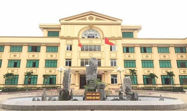 Trụ sở UBND huyện Lục Nam tỉnh Bắc Giang.