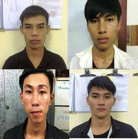 Một số đối tượng trong vụ việc đã bị bắt giữ. (Ảnh: báo An ninh thủ đô)