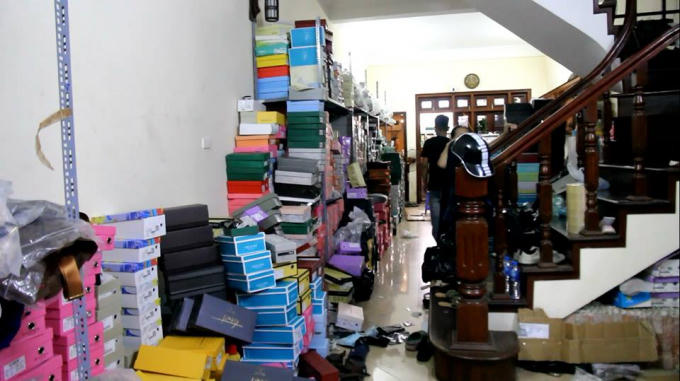 Sô lượng hành hóa không rõ nguồn ngốc bị lực lượng chức năng phát hiện.
