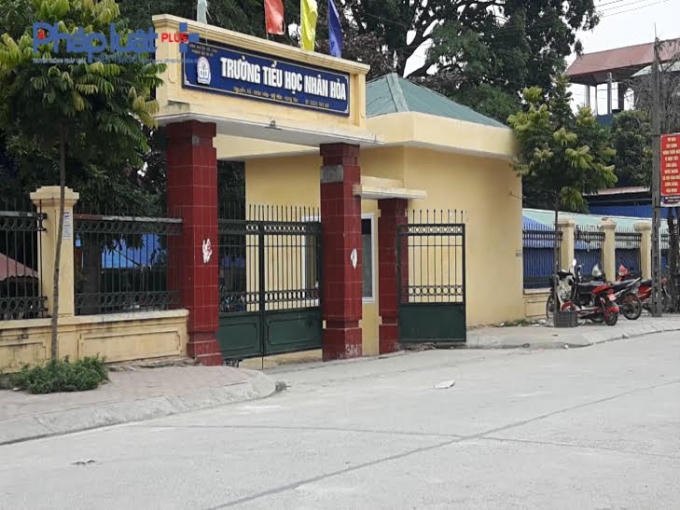 Trường tiểu học Nhân Hòa nơi tổ chức lễ cưới.
