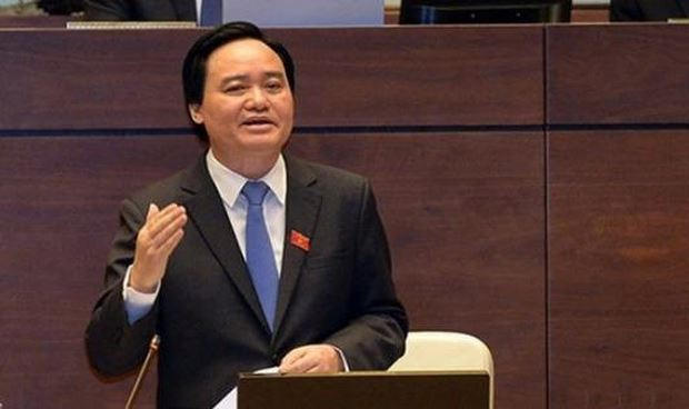 Bộ trưởng Bộ Giáo dục và đào tạo Phùng Xuân Nhạ.