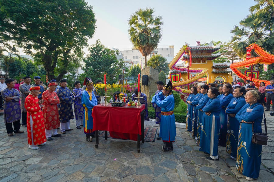 Nghi thức Khai hạ - Cầu an.
