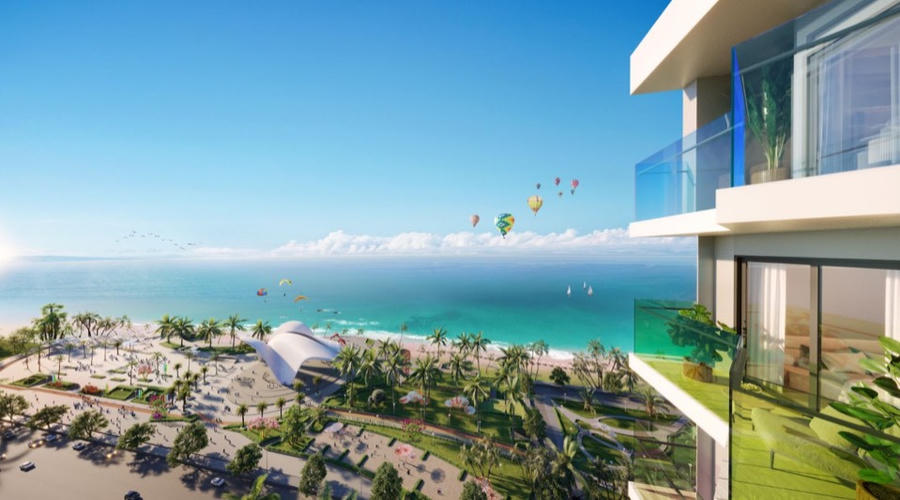 100% căn hộ khách sạn 6 sao Dolce Penisola sở hữu view hướng biển tuyệt đẹp