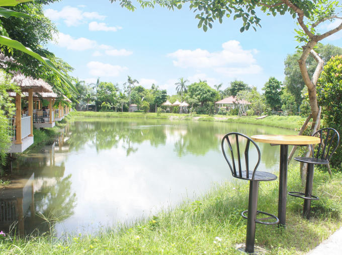 Không gian thoáng mát, nhẹ nhàng sẽ cho thực khách cảm giác ngon miệng tại nhà hàng Saigon Social Space.